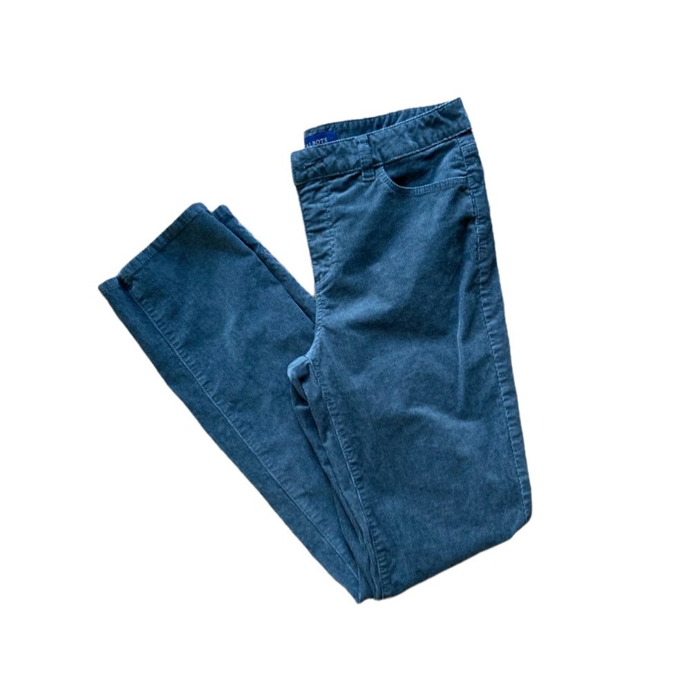 Talbot's women's Heritage corduroy pants cords size 8 charcoal grey